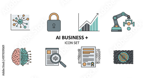 A stylized illustration symbolizing the fusion of human intellect and artificial intelligence, suitable for depicting innovation, progress, and future