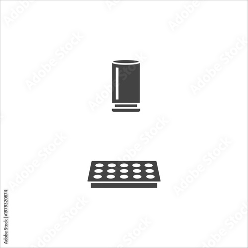 Calculator with office and communication objects including keyboard phone chess abacus isolated on white background business technology concept