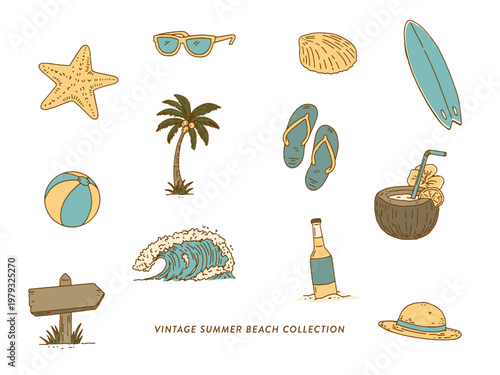 Vintage Summer Beach Collection