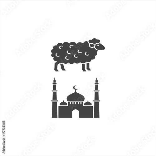 vector illustration of mosque