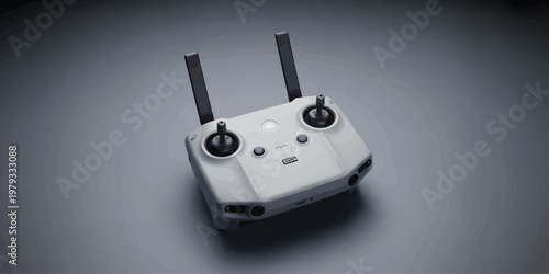 Drone Controller with Dual Joysticks and Antenna