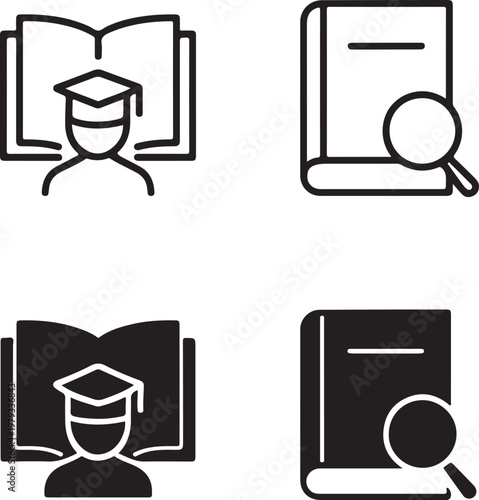 Isolated Study And Reading Lifestyle Banner, Study And Reading Lifestyle Banner icon, Study And Reading Lifestyle Banner vector, education routine design, learning habit concept