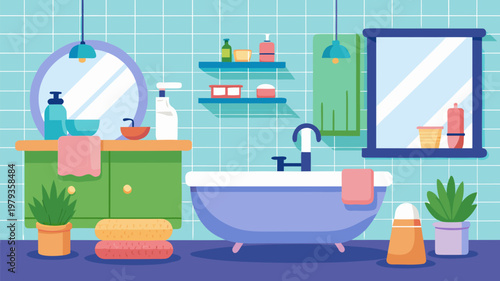 Pheromone soap concept with bathroom interior, hygiene products and daily skincare routine, personal care and attraction enhancement with modern cosmetic solution