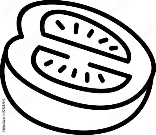 Tomato Line Icon