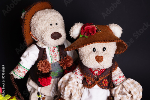 couple of bears in Ukrainian style