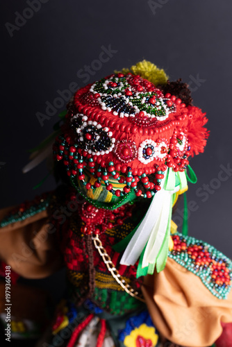 happy easter and motanka doll