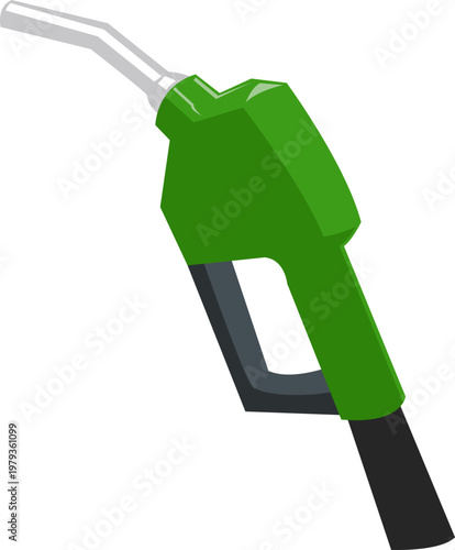 Gasoline Nozzle Pump Illustration