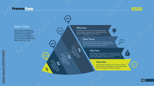 Four Points Comparison Slide Template