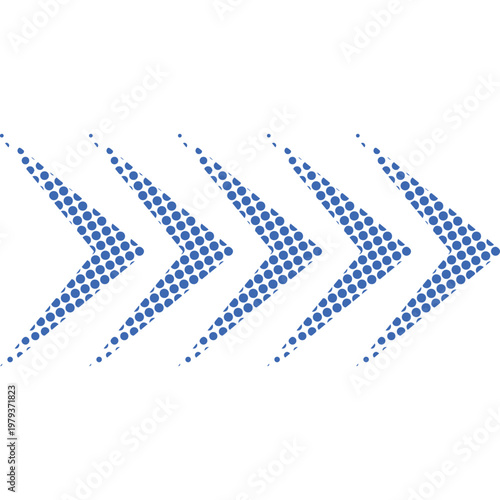 Arrow Halftone Vector