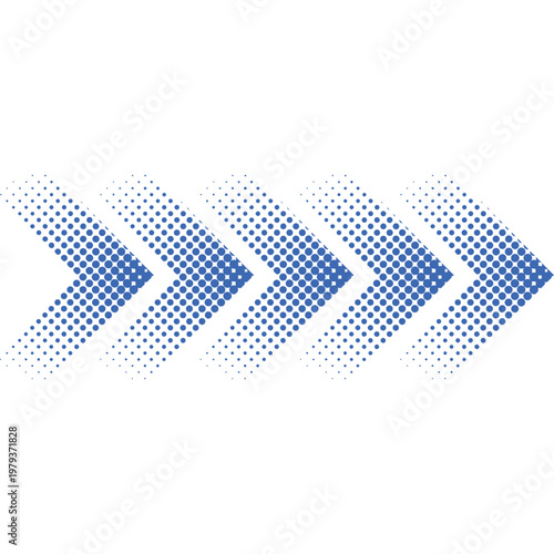 Arrow Halftone Vector