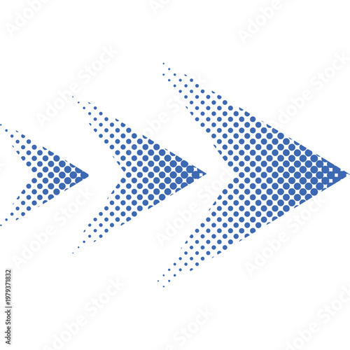Arrow Halftone Vector