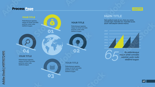 Four Elements of Strategy Slide Template