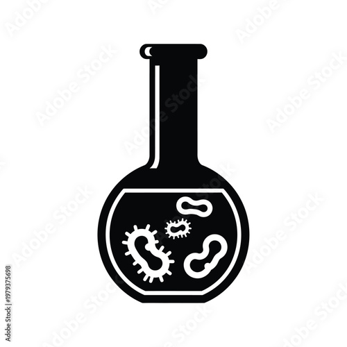 Microorganisms in a Beaker.
