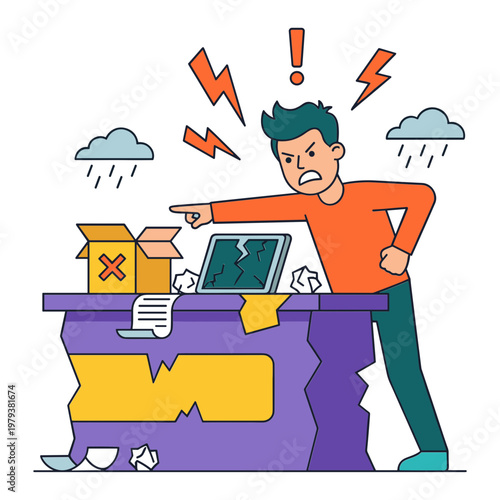 Illustration About Customer Complaint
