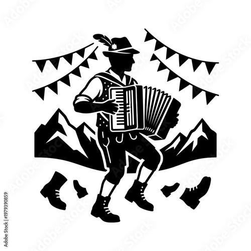 Rainy day bus stop scene with umbrellas and musician