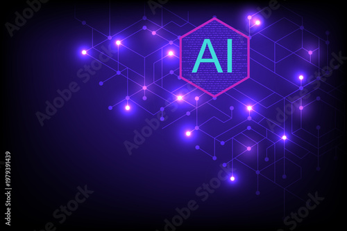 Business presentation slide showing AI network reporting workflow, Regulatory compliance, data analysis, feasibility assessment, value metric with chart, diagram and structured corporate layout.