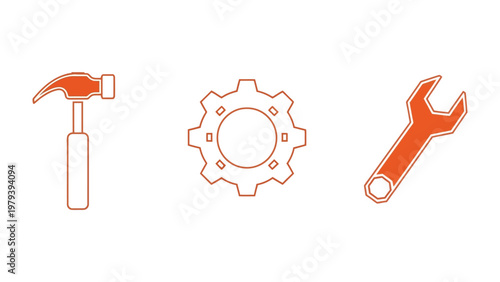 Mechanical Toolkit Illustration: A close-up shot showcasing the fundamental components of a repair toolkit, conveying the essence of mechanics and functionality.