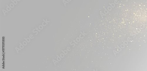 golden glitter dust particles with soft magical glow for festive background