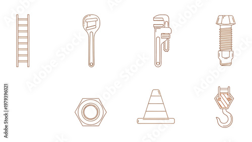 Tools of the Trade: A collection of essential tools, meticulously arranged and presented, each element a testament to craftsmanship and the power of skill.