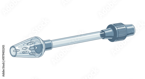 Medical Instrument for Fluid Irrigation with Adjustable Nozzle
