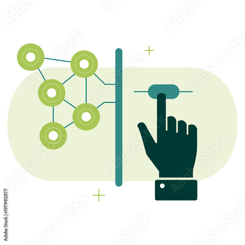 Human Override Icon, Manual Intervention and Control Mechanism for AI Systems, Allowing User Authority to Adjust Decisions and Ensure Ethical Oversight