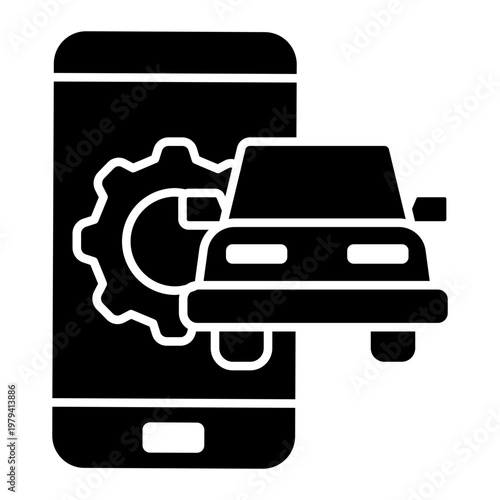 mobile app Solid icon