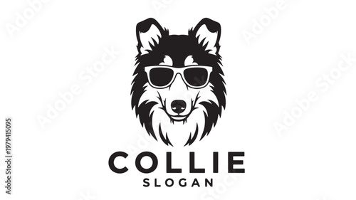 Wolf head logo with sunglasses and bold typography for cool streetwear branding and modern fashion identity design