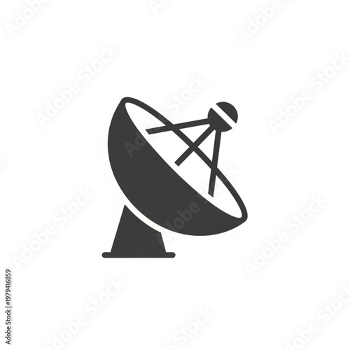 Satellite Dish Antenna Telecommunications Equipment.