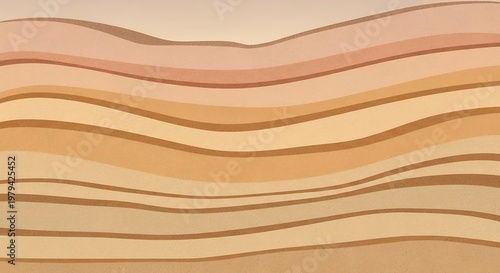 Wavy abstract background with orange hues.
