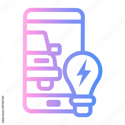 app Line Gradient Icon