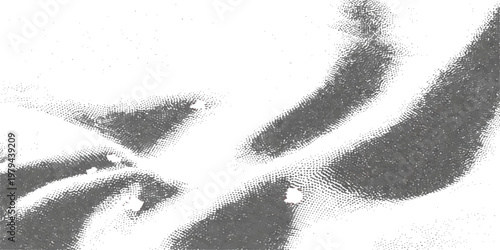 Abstract flowing artistic strokes in grayscale evoke a sense of movement, form, and texture, inviting viewers to interpret the abstract forms in this elegant composition.