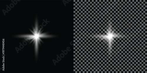 Shimmering lens flare spiral with bright glow for night party design.