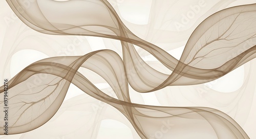 Brown abstract shapes and lines background.