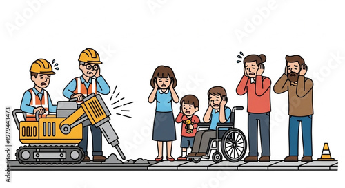 Construction Workers Making People Move.