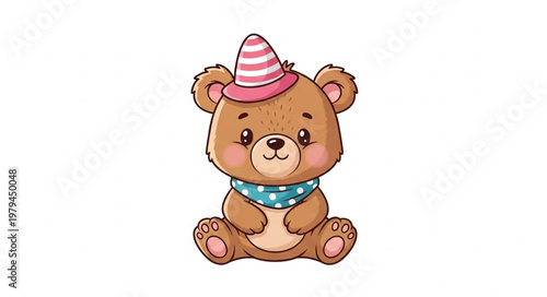 Cute Brown Teddy Bear.