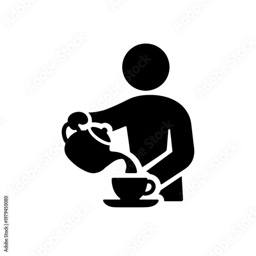 Pouring Tea Icon
