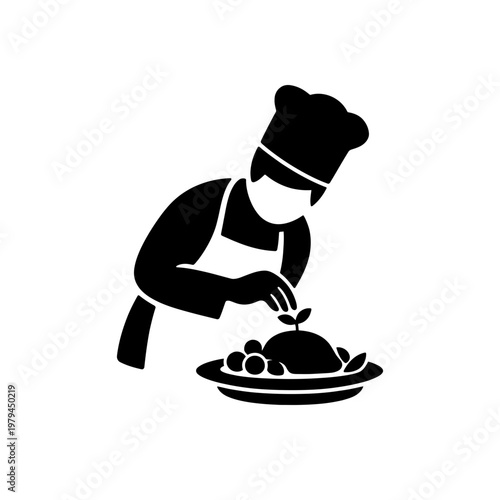 Chef Serving Dish Icon