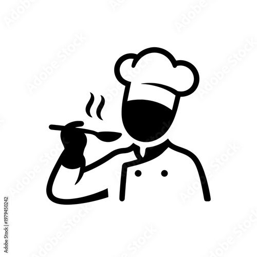 Chef Tasting Food Icon