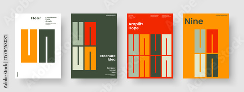 Isolated Business Presentation Layout. Geometric Poster Design. Creative Banner Template. Flyer. Brochure. Book Cover. Report. Background. Newsletter. Leaflet. Advertising. Brand Identity. Notebook