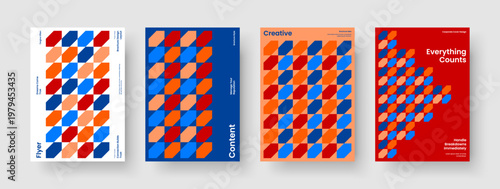 Modern Poster Design. Isolated Brochure Layout. Geometric Book Cover Template. Background. Flyer. Report. Business Presentation. Banner. Magazine. Newsletter. Handbill. Leaflet. Catalog. Journal