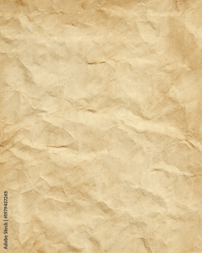 Obraz premium Aged Vintage Paper Texture with Warm Cream Parchment Surface and Subtle Coffee Stain Marks – Old Letter Background