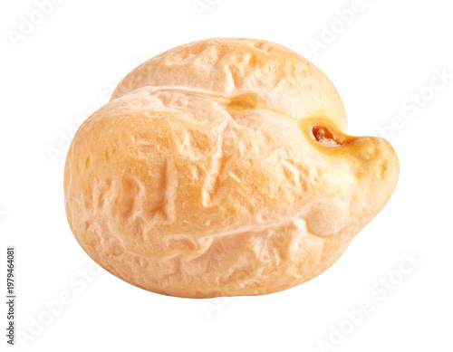 Isolated Chickpea on Pure White Background