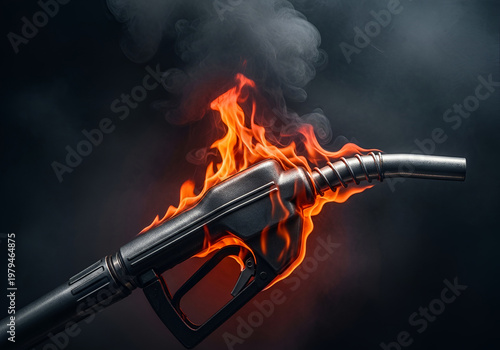 Fuel price increase due to war with burning fuel nozzle concept