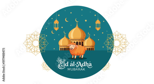 Collection of Sacred Islamic Pilgrimage Icons Holy Sites, Rituals, and Landmarks of Mecca and Hajj Journey