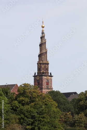View of the church of our saviour in Copenhagen, Denmark