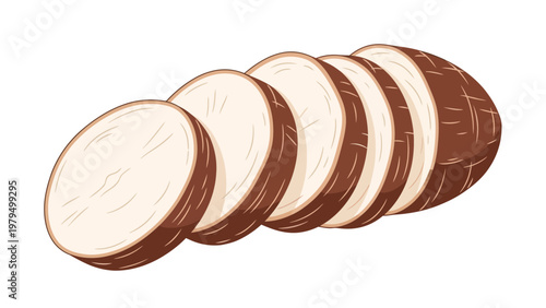 Sliced Sweet Potato Stack.