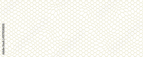 Mesh texture for fishing nets gold color gradient. Seamless pattern for sportswear or soccer goal, volleyball net, basketball hoop. abstract background vector.