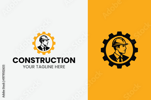 Construction Logo, Builder Logo, Construction Company, Contractor Logo, Real Estate, Architecture, Engineering, Industrial, Infrastructure, Building Logo, Property Development