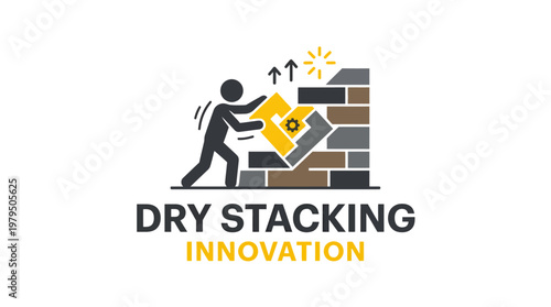 Dry Stacking Innovation Logo Design