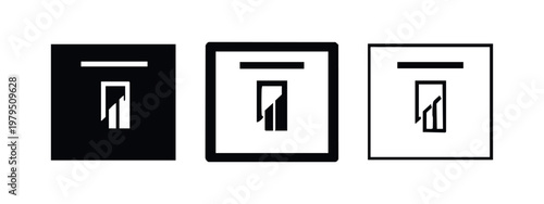 Abstract Building and Architecture Icons Set